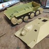 タミヤ 1/48 ドイツ駆逐戦車 ヘッツァー 中期生産型を製作中 -1