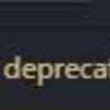 TS!Atom deprecationアラートを非表示にする