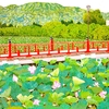 涼風にゆらぐ