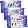 激落ちくん クリンぱ! 節水トイレ対応 流せる トイレクリーナー 厚手 大判 (10枚入・ミシン目20カット) ×6個パック 特許製法エアレイド水解紙 ゴシゴシ拭けて1秒でとける