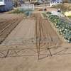 実家の畑で農作業
