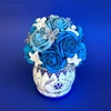 青バラのブーケを置き物にカスタムしました！／Remodeled Blue Rose