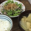 豆腐サラダをつくった