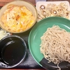 甲斐そば（大森海岸）玉子丼セット•冷そば＋ゲソ天
