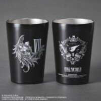 FF7 リメイク タンブラー ブラック／シルバー　カップコーヒー　ステンレス FINAL FANTASY Ⅶ REMAKE INTERGRADE CUP COFFEE TUMBLER BOOK BLACK