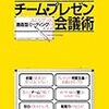 通勤電車でとばし読む『描いて共有！チーム・プレゼン会議術』。