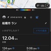 雨上がりジョグ　12km