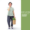 KELEN / ケレン 2WAYシルエットブラウス NORMA CHECK [LKL24SBL2136]