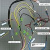 スピードメーター交換準備3（ハーネス作成）