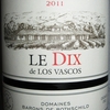 Le Dix de Los Vascos Domaines Barons de Rothschild 2011