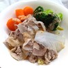 豚バラ肉と白菜のゴマドレッシング和え