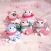 plaster cats (石膏ネコちゃん)作りました