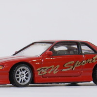 モデルインプレッション】Aoshima 1/64 - Uras RPS13 180SX (Green