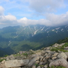 百名山登山　東北アルプス　花と雪渓の飯豊山