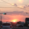 今日の夕日(^^)