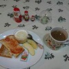 昨日の朝食と今日の朝食☕🍞🌄