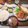 お食事処あべ＠鶴岡　ミックスフライ定食