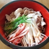 お蕎麦のアレンジレシピ「冷しゃぶゴマだれそば」を作ってみました♪