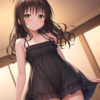 【Stable Diffusion】AnyLoraCleanLinearMix_ClearVAEとLoRAでToLoveるの結城美柑のマイクロミニドレス画像を生成してみた