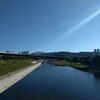 朝日を浴びて