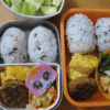 ４歳児のお弁当(年少組):３月のお弁当　お別れ遠足