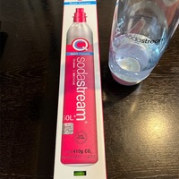 ソーダストリームのガス、一本目終了…