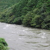 激流　瀬田川鹿跳橋