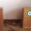 やっと完成した石膏ボード製スピーカー