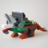 レゴ：恐竜の作り方 LEGOクラシック10696だけで作ったよ（トリケラトプス）