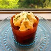 キャロットケーキ　スパイス風味　バターチーズクリームと一緒に