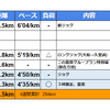 週報：第４４週：３時間走などドカ走り