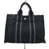 【セカオン新着通知】 HERMES トートバッグ/キャンバス/BLK/フールトゥPM