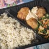 チキン南蛮と高菜ごはん