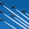 静浜基地航空祭ブルーインパルスの前日予行