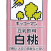 キッコーマン飲料 豆乳飲料 白桃 200ml×18