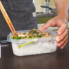 豚コマねぎのピリ辛麺つゆ弁当｜豆板醤でご飯が進む約260円レシピ