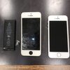 iPhone５Sのバッテリー＋パネルの交換