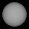 「太陽(白色光)」の撮影　2021年12月15日(機材：ミニボーグ50FL、E-PL5、ポラリエ)