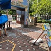 西猪名公園ウォーターランドで水遊び