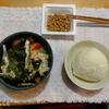 鶏団子鍋(６日目)。煮干しと高野豆腐