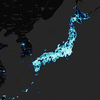 foliumでヒートマップの作り方をおぼえた