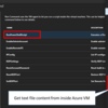 How to execute PowerShell scripts inside Azure VMs from external