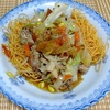味のマルタイ　鶏がら醤油味の皿うどんを作ってみました