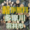 多摩川の伐採木を無償配布があります　12月1日　羽村市