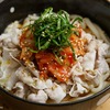 冷やし豚キムチうどんのレシピ