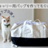 猫脱走防止！ペットキャリー用バッグを作ってもらいました