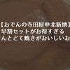 【おでんの寺田屋＠北新地】早割セットがお得すぎ！おでんとどて焼きが絶品のおでん専門店