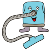 掃除機 のかわいいイラスト
