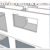 SketchUp[8]サッシ、建具の作成