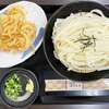 手打ちうどん おのしん＠笠岡市「ざるうどん」＆「小エビかき揚げ」